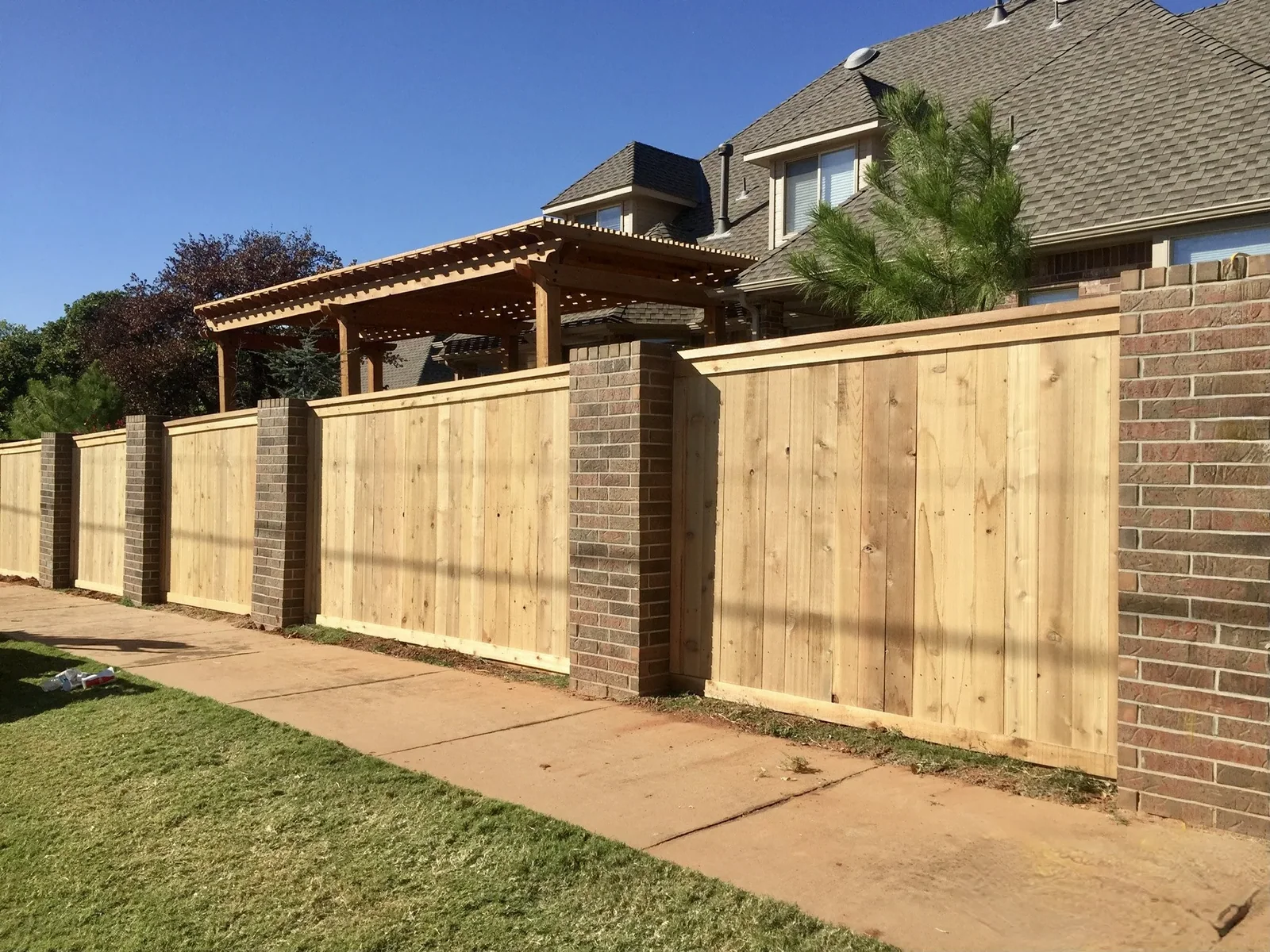 Fence installed by Above All Fence Company